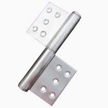 5 inch 2 5mm stainless steel flag hinge fire door 125mm special unloading flag-shaped anti-theft door hinge wire drawing