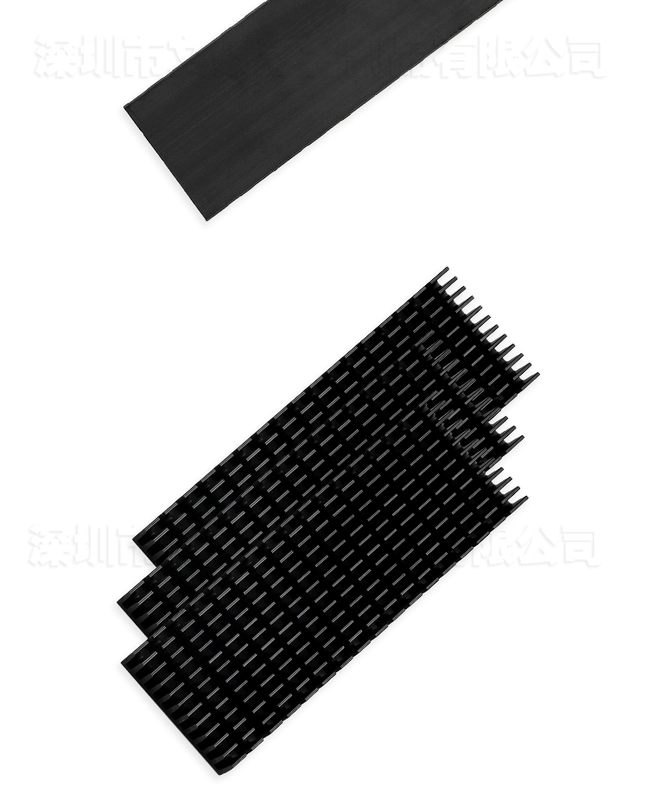 Tản nhiệt chất lượng cao 90*31*12MM nhôm đen dải nhiệt chip card đồ họa tản nhiệt khối làm mát cục tản nhiệt