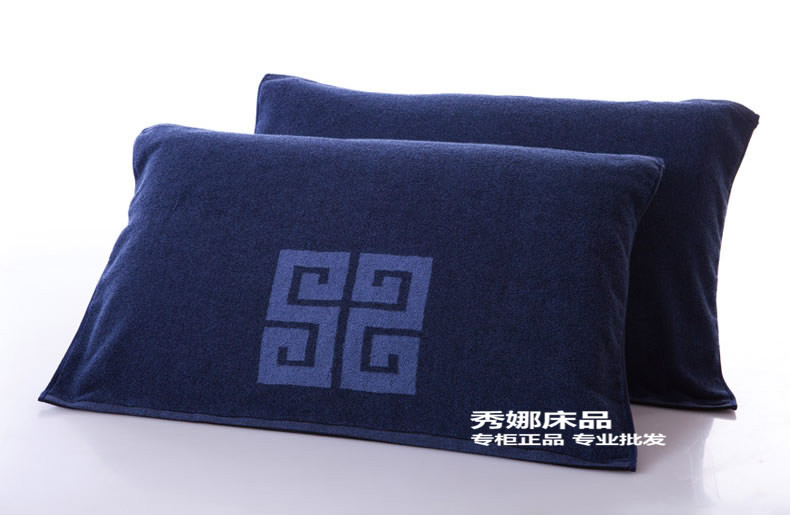 Ưu đãi đặc biệt Khăn bông vàng Bông cotton mềm mịn dày dày tốt lành sao chép khăn gối khăn trải gối
