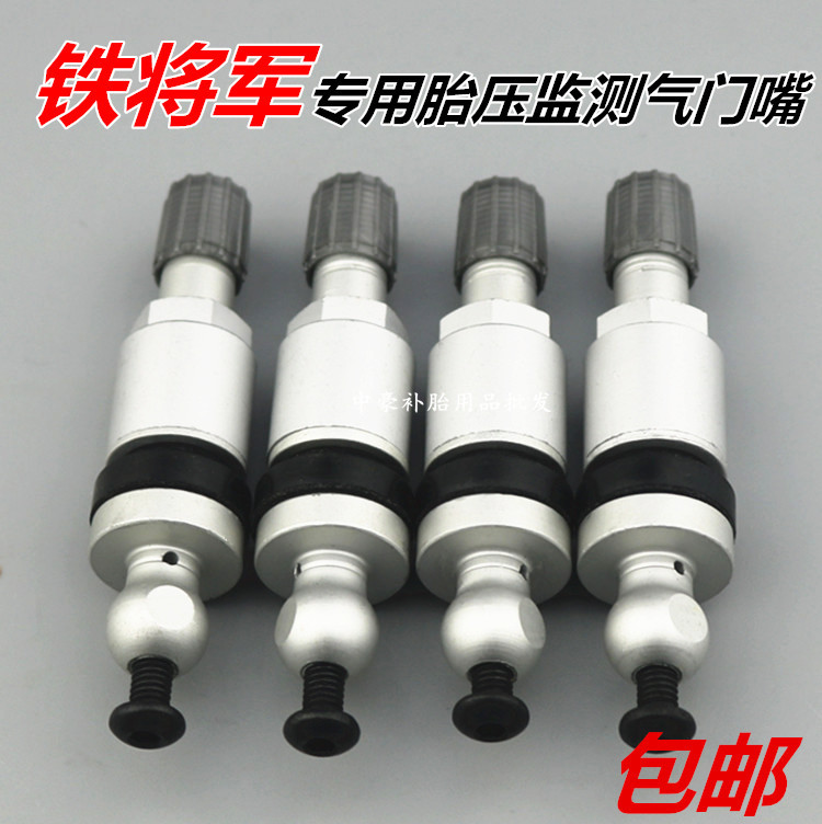 Iron general tire pressure monitor valve special sensor aluminum alloy iron general air nozzle vacuum nozzle