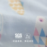 Детская хлопковая марлевая тонкая летняя одежда, пижама, боди