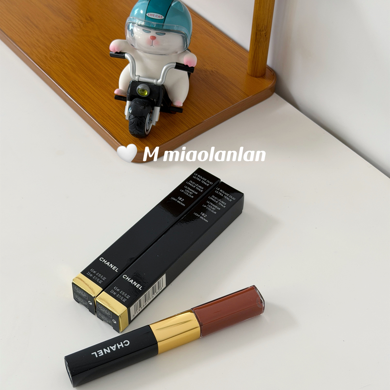 Chanel Double-Ended Lip Glaze 182/186/188/192/196/154/174 Dual-Effect Long-Lasting Lip Glaze