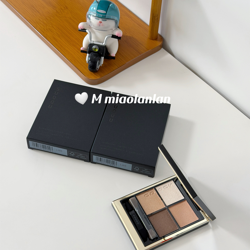Suqqu 2026 Spring New Product 151/2025 Autumn New Product Four-Color Eyeshadow Palette 15/14 Evening Amber
