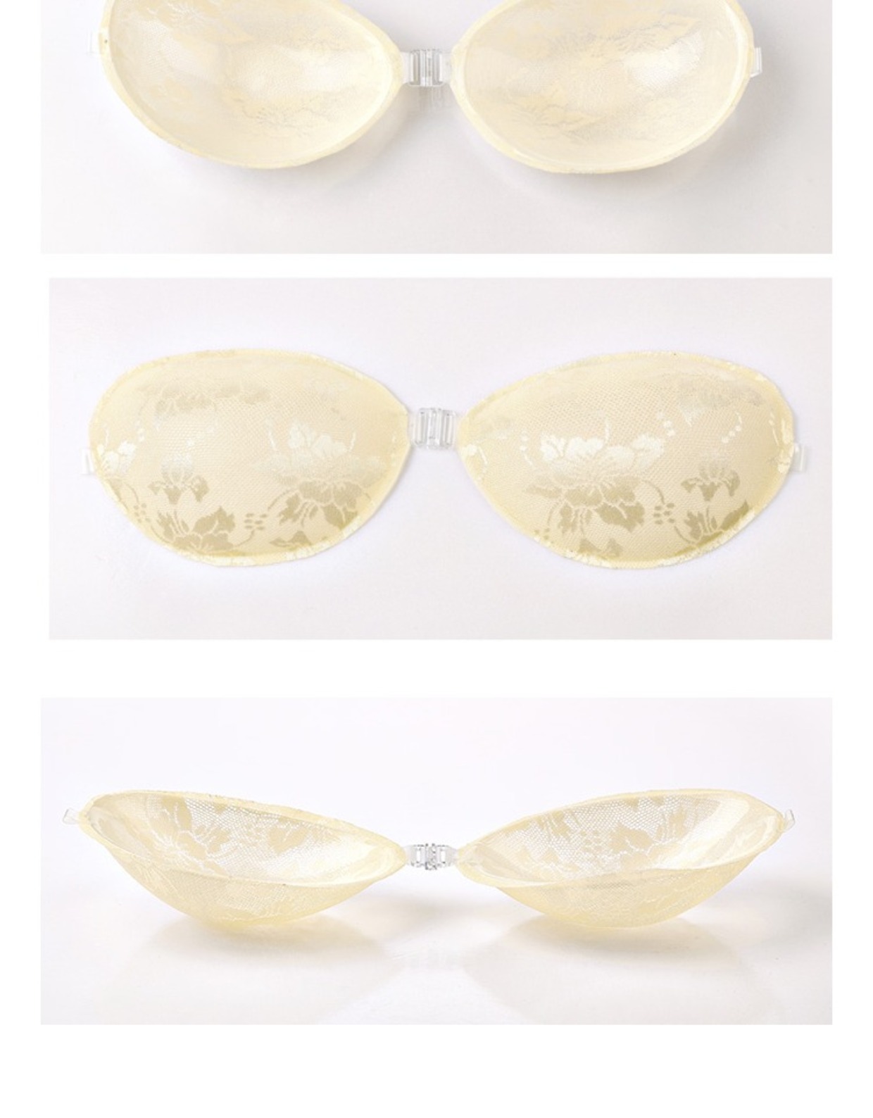 Ren ngực dán đám cưới tập hợp không thấm nước dán ngực bơi silicone đặc biệt đồ lót vô hình quây áo ngực áo lót đệm