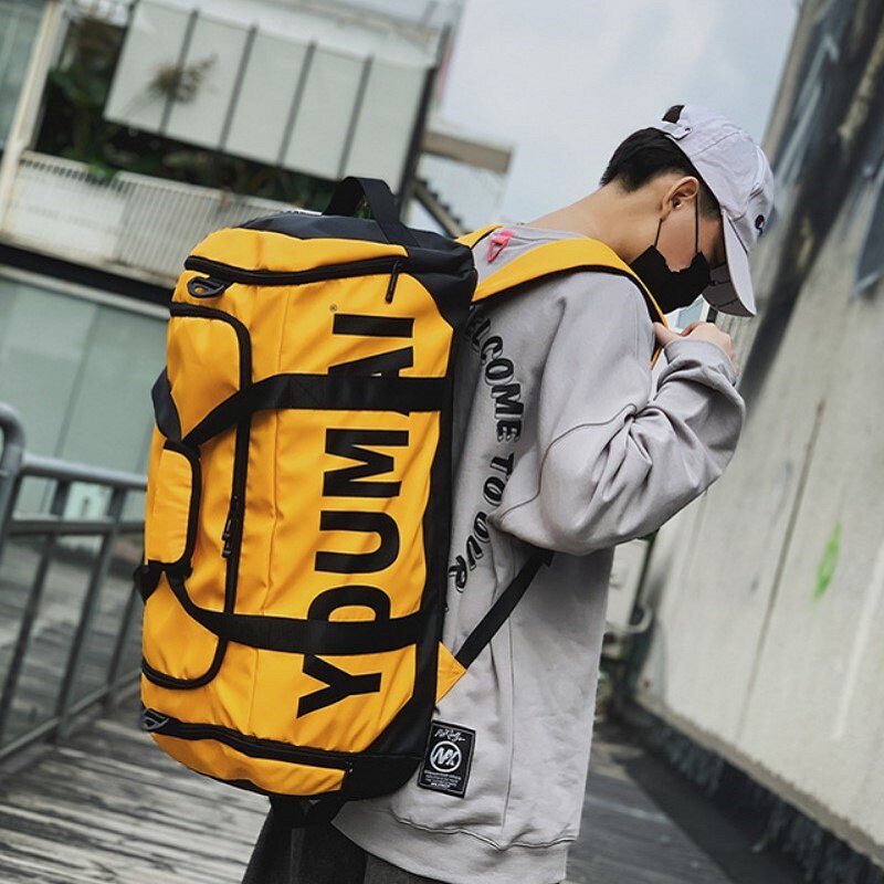 Long Distance Travel Bag Oversize Double Shoulder Bag Student Luggage Bag Hand Boarding Kits Free Sports Fitness Bag