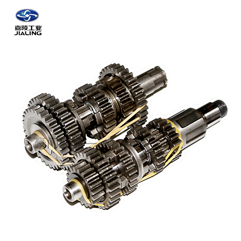 Jialing locomotive accessories lone wolf Golden King JH150 6A 7FC block tooth main and auxiliary shaft assembly