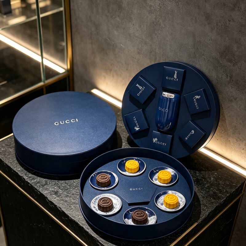 Gucci Mid-Autumn Festival Mooncake Gift Box Thermos Porcelain Plate Jade Rabbit Custard Filling Gift Company's Best Product Gucci Mid-Autumn Festival Mooncake Gift Box Thermos Porcelain Plate Jade Rabbit Custard Filling Gift Company's Best Product