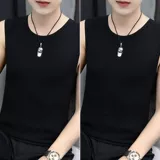 Летняя приятная телу майка, футболка без рукавов, цветной жилет