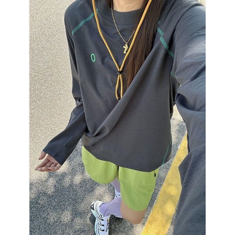 American-Style Hasselblad Long-Sleeve T-Shirt for Men and Women, Autumn Lazy Style, Sun-Protective Quick-Dry Clothing, Outdoor Sports Badminton Wear American-Style Hasselblad Long-Sleeve T-Shirt for Men and Women, Autumn Lazy Style, Sun-Protective Quick-Dry Clothing, Outdoor Sports Badminton Wear