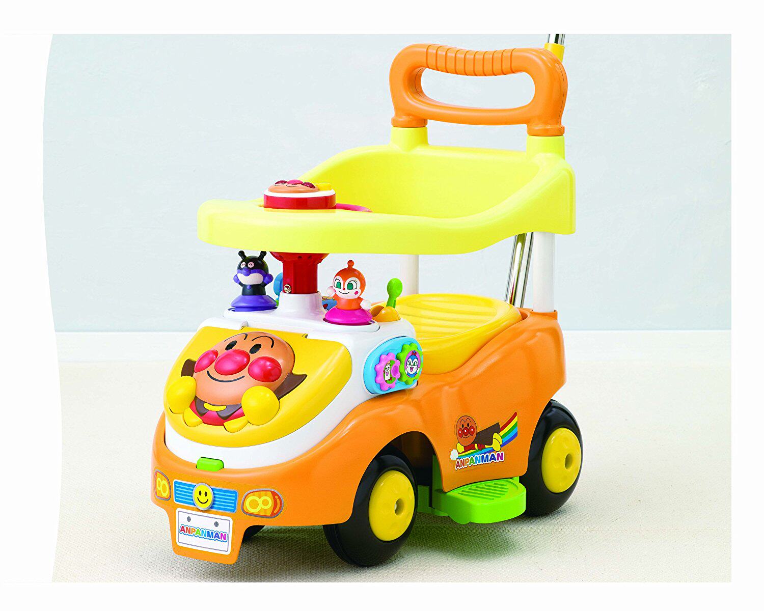 Spot Japanese bread Superman Baby Multifunctional Stroller Cart can adjust speed twisting car toys