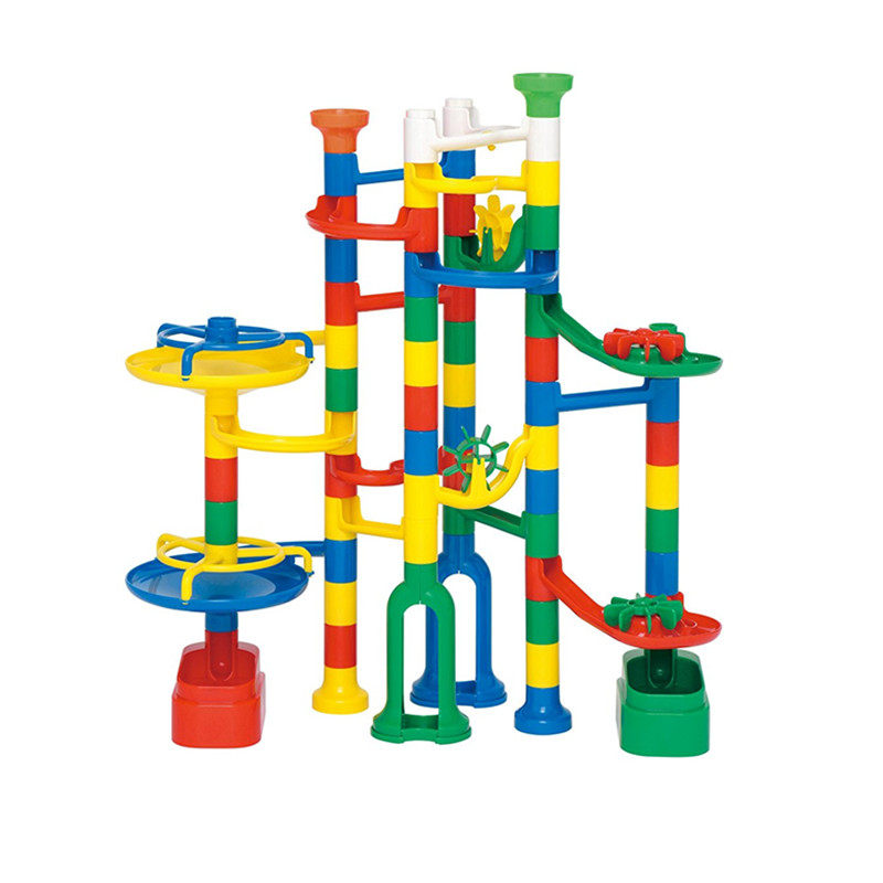 Japan KUMON formal education ball track insert block gift for children's toys 3 - 5 years old