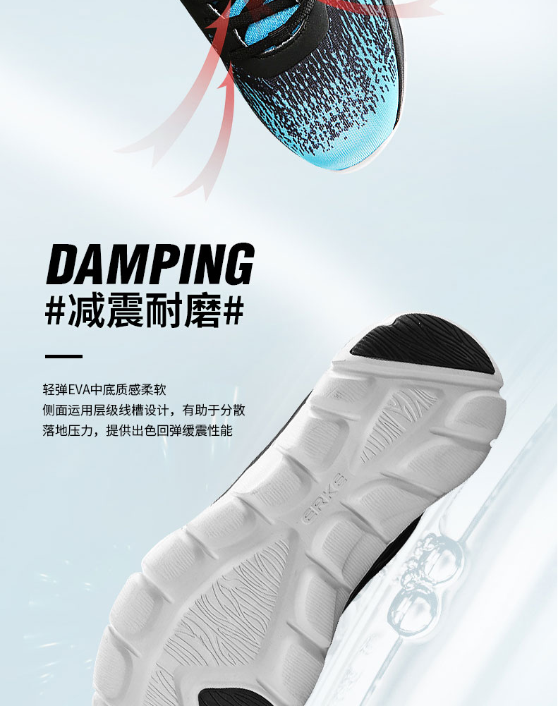Hongxing Erke sneakers nam 2018 mùa hè mới nhẹ thở toàn diện đào tạo giày của nam giới trong nhà tập thể dục giày mua giày thể thao