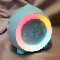 Taoqu smart Bluetooth alarm clock luminous mute bedside charging students sleep night light clock multi-function timing female