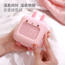 Smart small alarm clock cute multifunctional childrens girls dormitory luminous mute electronic alarm wake-up artifact
