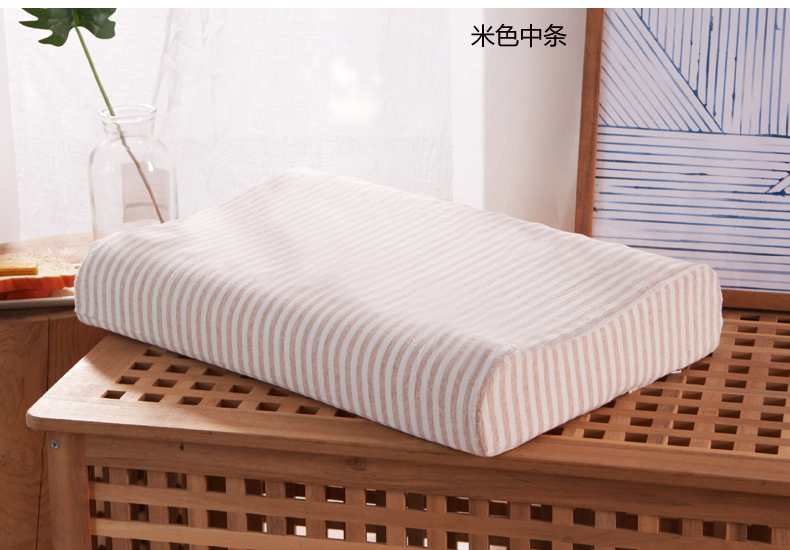 Latex Thái Lan gối bông tre tùy chỉnh đơn 60x40 50x30 sinh viên nhớ lanh gối vỏ làm bằng - Gối trường hợp gối cao su non cho bé