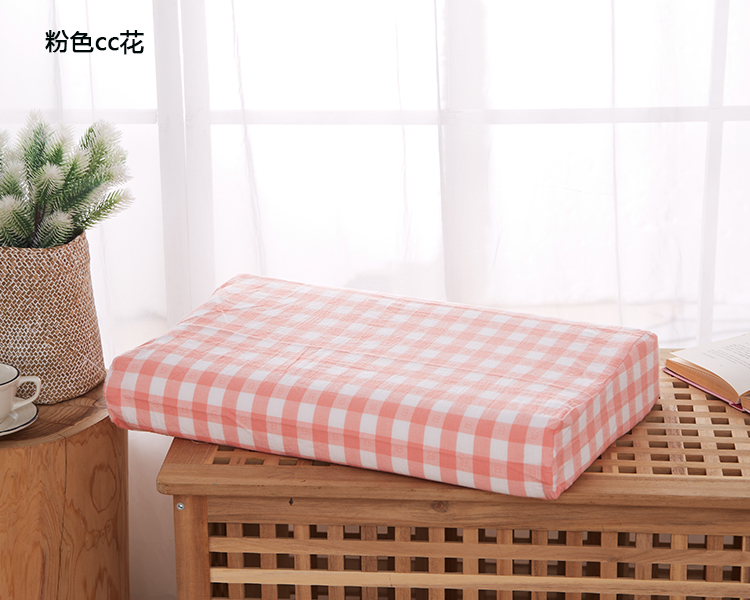 Mùa hè bông rửa bông Thái latex gối cotton 60x40 bộ nhớ pillowcase 50x30 pillowcase tùy chỉnh