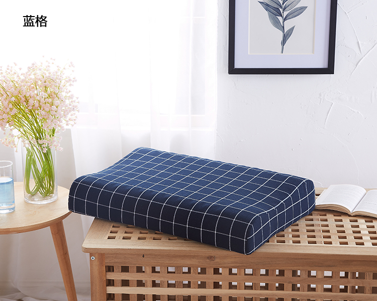 Mùa hè bông rửa bông Thái latex gối cotton 60x40 bộ nhớ pillowcase 50x30 pillowcase tùy chỉnh