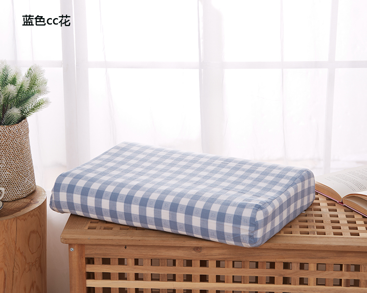 Mùa hè bông rửa bông Thái latex gối cotton 60x40 bộ nhớ pillowcase 50x30 pillowcase tùy chỉnh