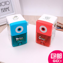 Deli 0611 Pencil Knife Cute Student Hand Shaker Pen Pencil Pen Sharpener