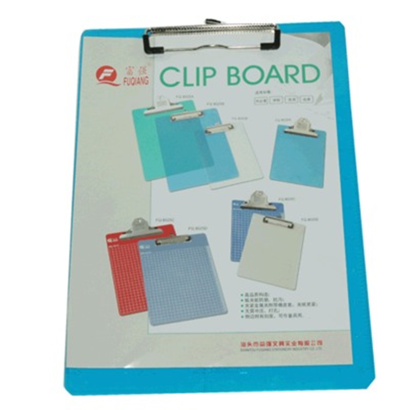 Strong and strong 8025A board clip A4 transparent butterfly plate clip plastic transparent plate clip writing board office supplies