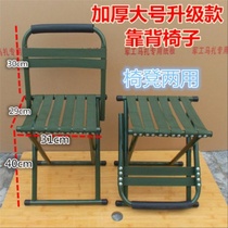 Small stool for home sturdy and durable portable short stool thickened folding matzstool adult folding fishing chair