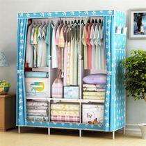 Cloth hanging long clothes layered dormitory rental room reinforcement dormitory to deepen the moisture-proof cloth cabinet college students fabric art