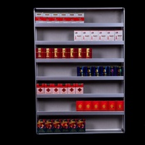 Small supermarket convenience store cigarette cabinet cashier counter hanging cabinet shelf Wall Wall cigarette 3 pack display 1 meter