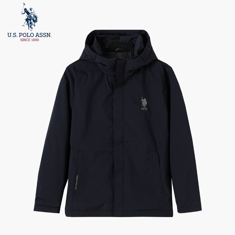 Uspoloassn American Polo Association Winter Men's Hooded Short down Jacket Light down Jacket