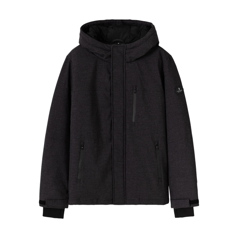 Uspoloassn Winter Men's Hooded down Jacket Warm Coat Us Polo Assn. White Duck down Top