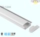 led light strip linear aluminum alloy shell light strip aluminum slot ledaluminumprofile