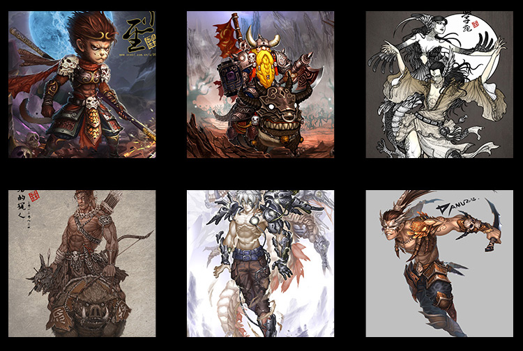 《死灵宿主》武侠风插画视频教程_绘画教程