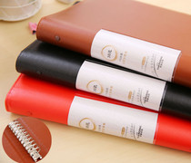 Upscale A4 30 Concortical loose-leaf notebook housing 30 holes steel clip iron clip folder Custom logo