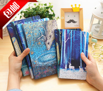 Oil painting memes A5 day notepad notepad Creative Notebook oil painting notebook Hard Transcript