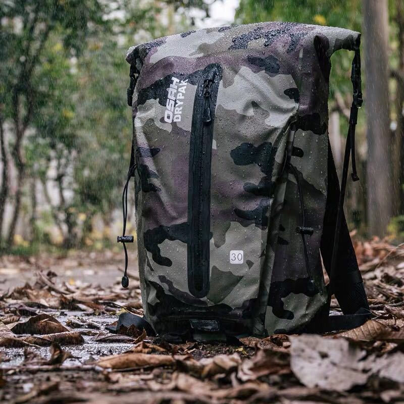 Momi home-OSAH outdoor waterproof bag shoulder bag Travel hiking mountaineering large capacity multi-function bag