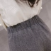Phiên bản Hàn Quốc của vòng dây kéo quần short len ​​nữ mùa thu và mùa đông mới quần lưng cao rộng quần rộng sinh viên hoang dã giản dị một chiếc quần