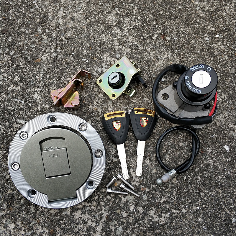 Locomotive 250 Sets Lock 150 Horizon Small Ninja Replica Race Car Cover Lock Electronic Door Lock Oil Case Cover Ignition Lock