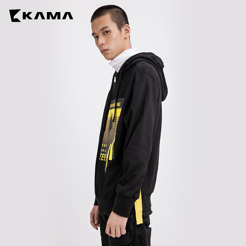 Kama Kama Hot bán New Street Hip-Hop Thư Printhood Hood edjunic Lên trên Lesser 4.318.607.