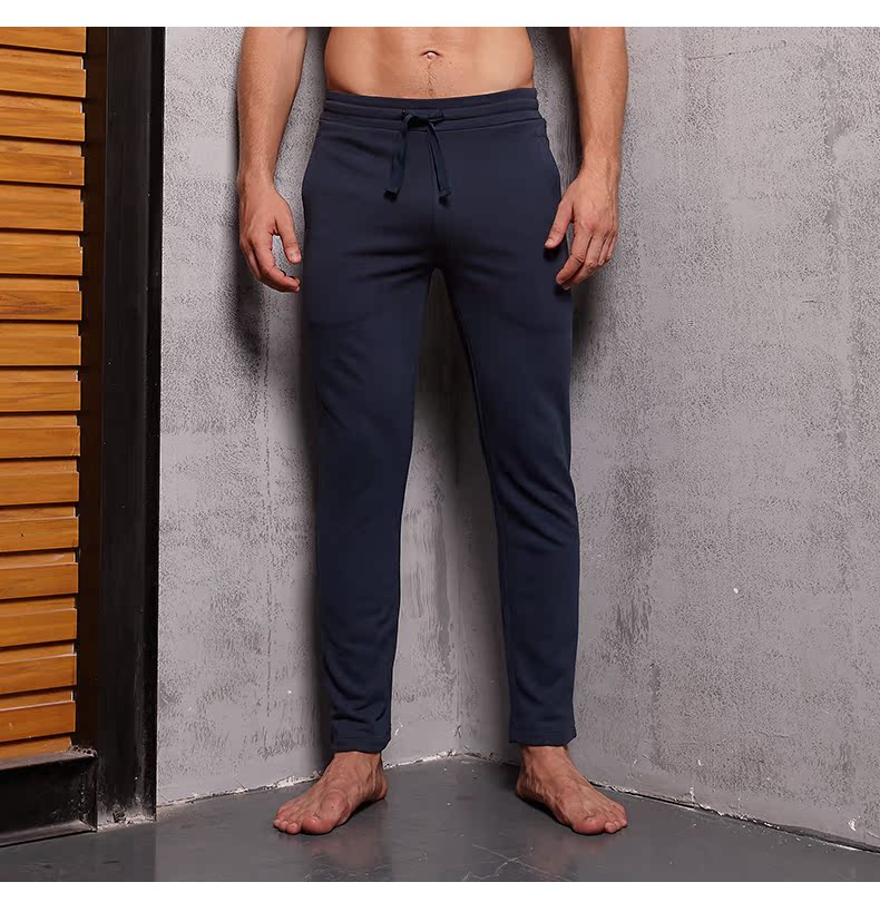 Quần pyjama nam mùa đông và mùa đông quần nhà cotton ấm áp rộng lớn thể thao giản dị mặc quần nhà quần áo thể thao
