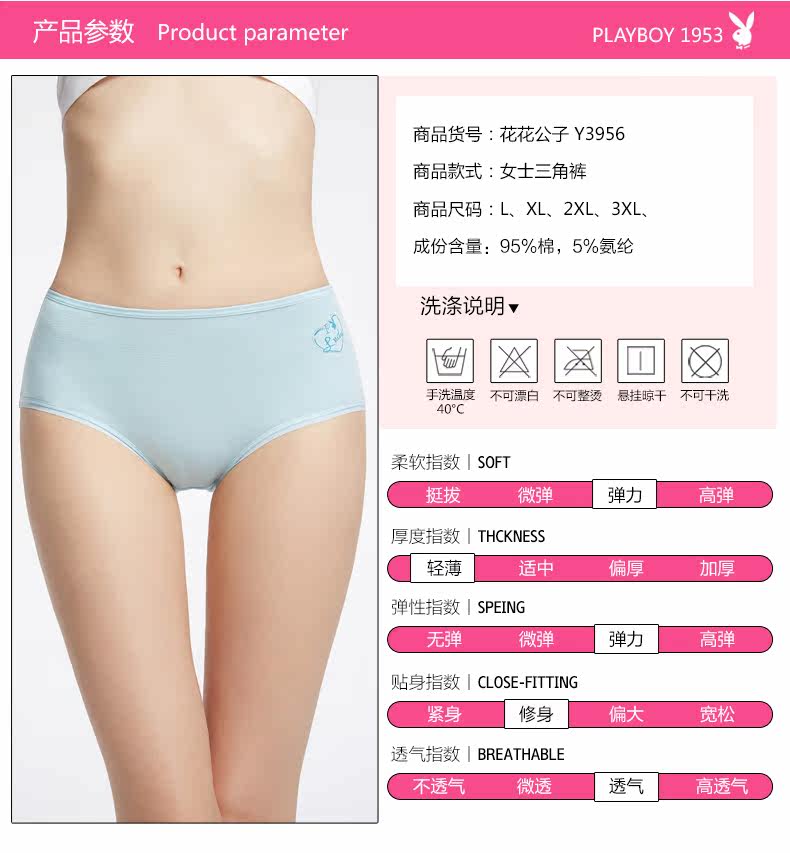 Slip PLAYBOY Y3956 en coton - Ref 665079 Image 6
