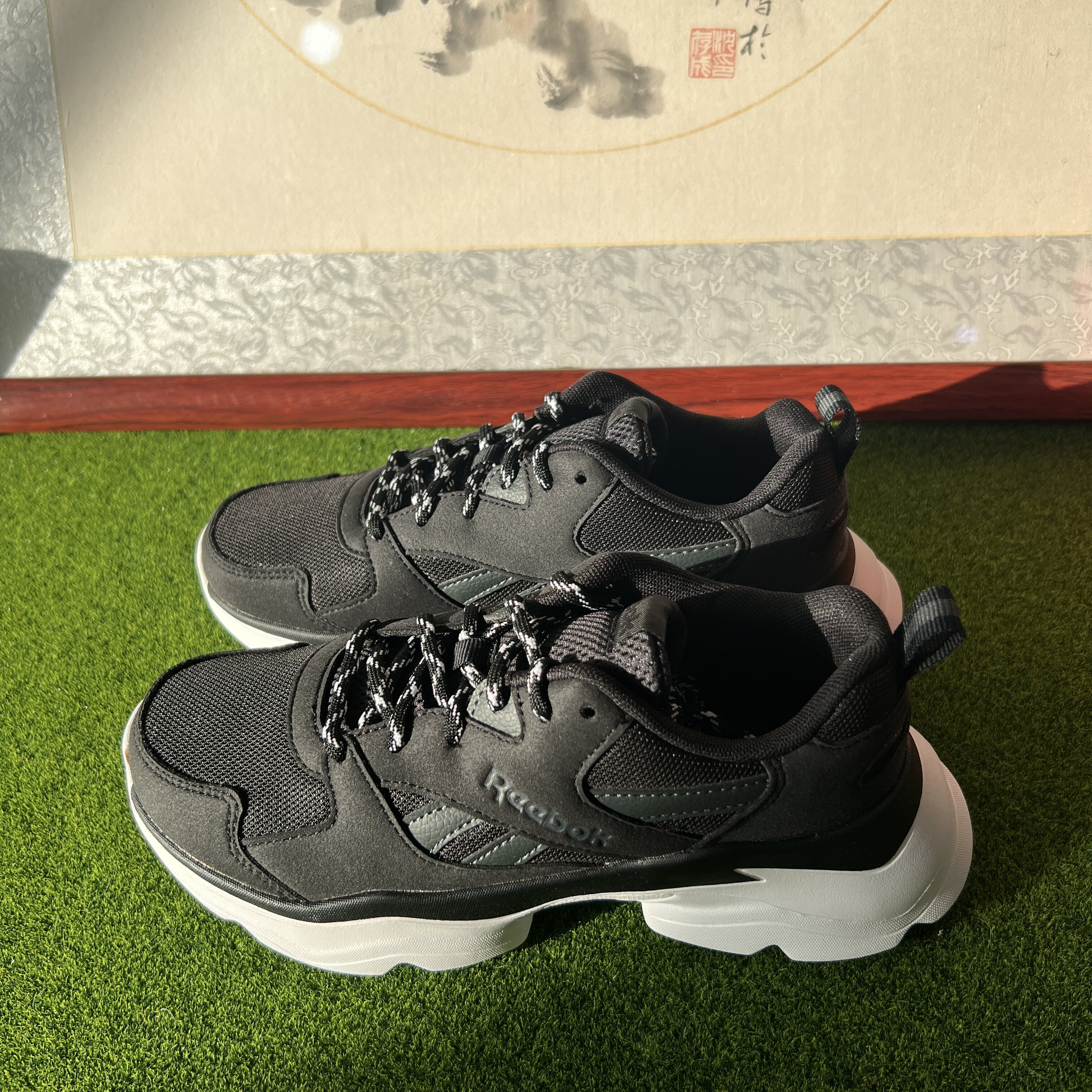 Reebok Танцевальная обувь Reebok мужская и детская спортивная обувь для спорта и отдыха с низким берцем DV8340 Изображение 1