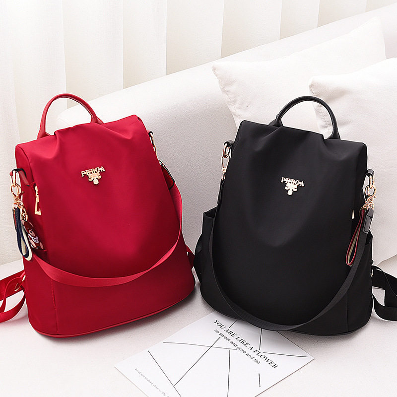 Shanghai Spot Warehouse Qingpu District Ottles Discount Officer Net Oxford Cloth Large Capacity Casual Double Shoulder Bag Woman