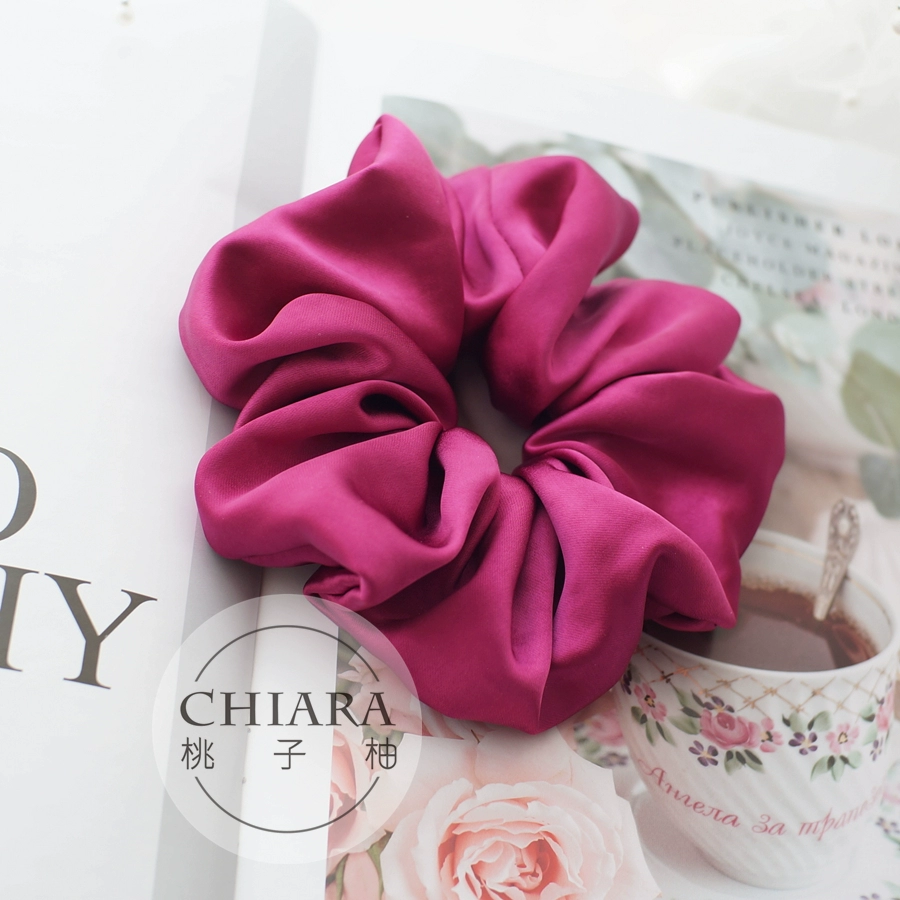 Miễn phí vận chuyển trong Pháp retro lãng mạn màu tím đỏ lớn vòng tóc sang trọng phụ kiện tóc dây buộc tóc Hàn Quốc Mũ đội đầu Nhật Bản hoa - Phụ kiện tóc
