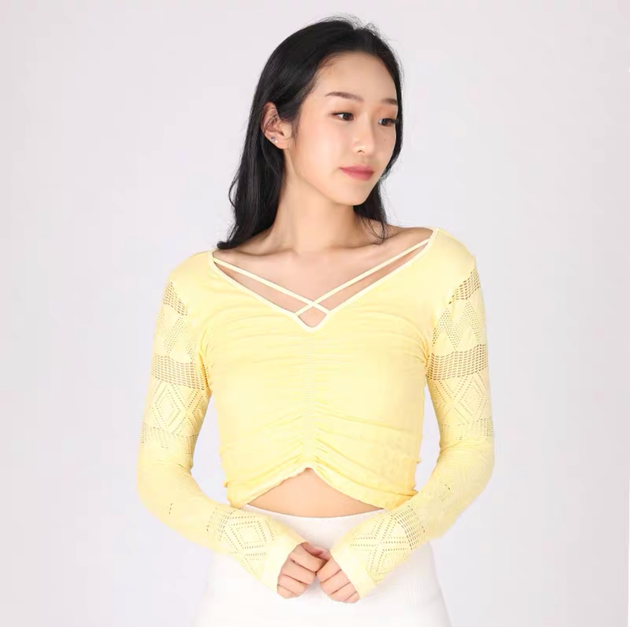 avocado Fall and Winter Lady Breakfast - sleeved sweat and leisure T - shirt coat