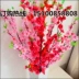 Mô phỏng cành đào hoa anh đào cành hoa mận cành hoa khô hoa trang trí đám cưới phòng khách sàn nhựa hoa - Hoa nhân tạo / Cây / Trái cây
