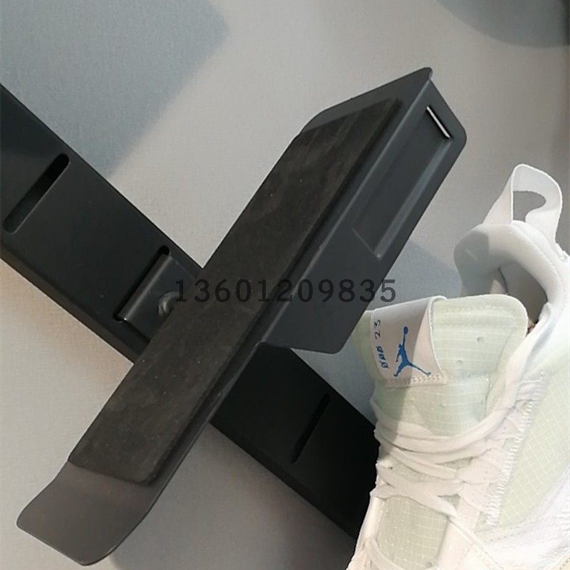 Metal groove plate shoe holder adjustable sneaker store shoe shelf shopping mall shoe bag rack on the wall shoe holder display stand