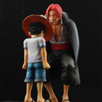 One piece one piece one piece Luffy hand-made four-block Esolon two-dimensional animation boutique model ornaments domestic