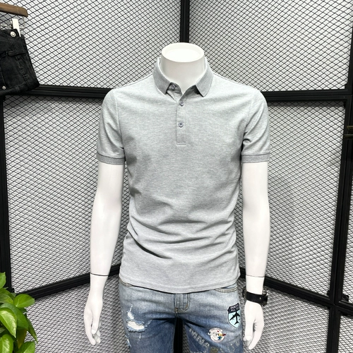 Футболка polo, футболка с коротким рукавом, элитный ростомер для отдыха, облегающий крой