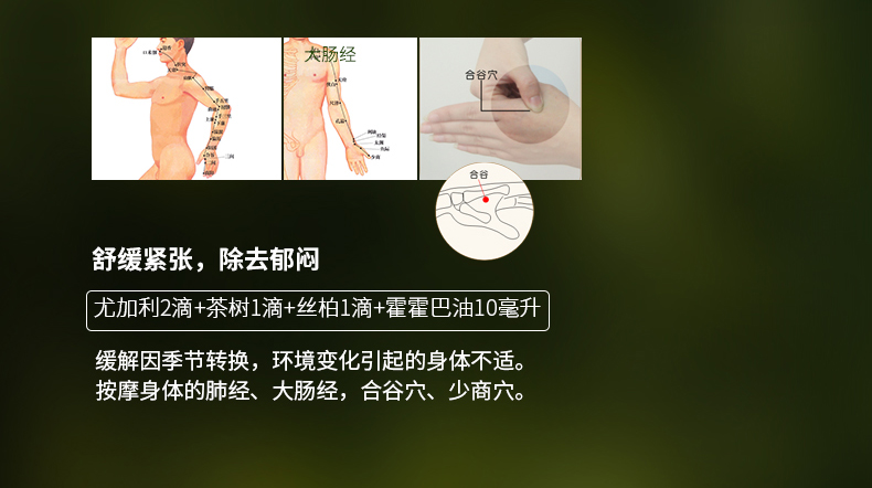Zhang Xiao Niangzi bách tinh dầu 10 ml lỗ chân lông cơ thể lớn eo và bụng massage bảo trì đơn phương tinh dầu hương liệu tinh dầu sả