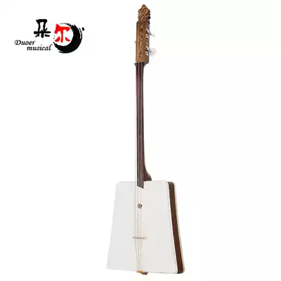 Fanchao Sheepskin Tuva three-stringed musical instrument Xinjiang ethnic minority musical instrument Ethnic plucked musical instrument Mongolian Yumai rap