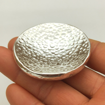 Aroma tray 999 pure silver carbon - sequestered aroma drag hand custom - made silver leaf frame frame frame